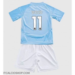 Nottingham Forest Chris Wood #11 Terza Maglia Bambino 2024-25 Manica Corta (+ Pantaloni corti)